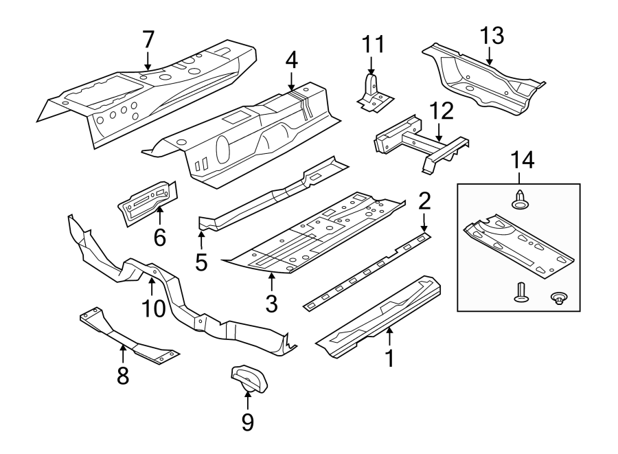 11Pillars. Rocker & floor. Floor & rails.https://images.simplepart.com/images/parts/motor/fullsize/9212585.png