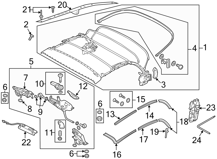 CONVERTIBLE/SOFT TOP. FRAME & COMPONENTS.https://images.simplepart.com/images/parts/motor/fullsize/9212825.png