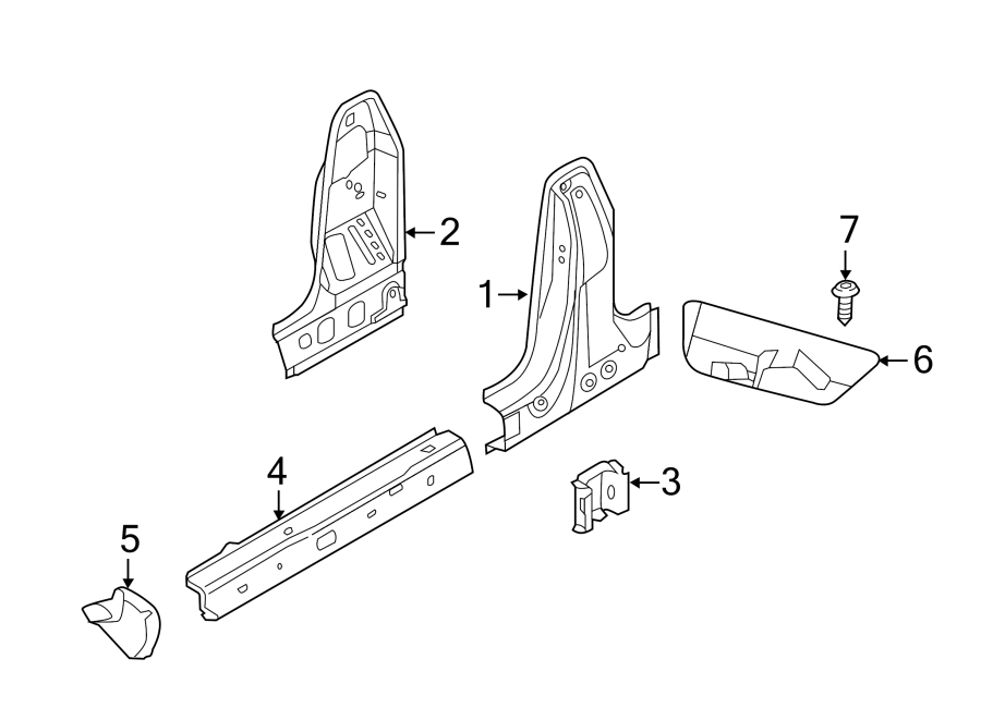 2Pillars. Rocker & floor. Lock pillar.https://images.simplepart.com/images/parts/motor/fullsize/9212850.png