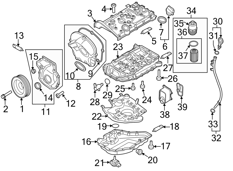 ENGINE / TRANSAXLE. ENGINE PARTS.