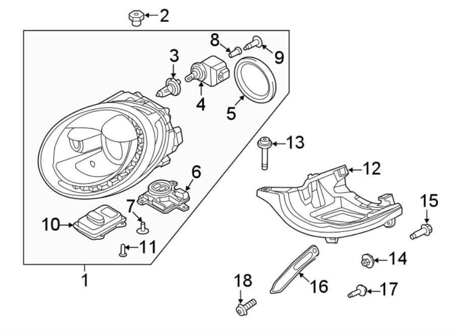 14FRONT LAMPS. HEADLAMP COMPONENTS.https://images.simplepart.com/images/parts/motor/fullsize/9213020.png