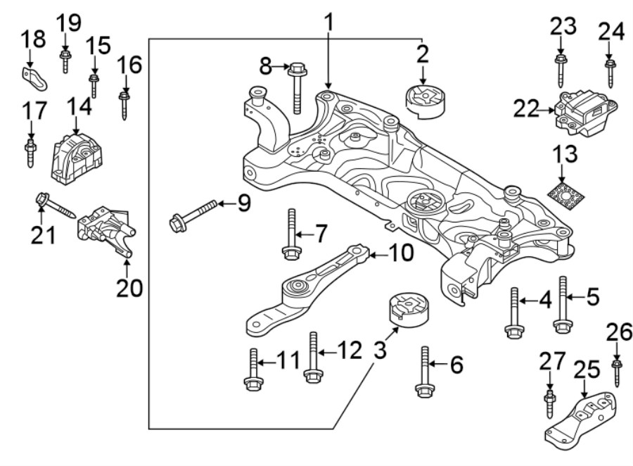 13ENGINE / TRANSAXLE. ENGINE & TRANS MOUNTING.https://images.simplepart.com/images/parts/motor/fullsize/9213235.png