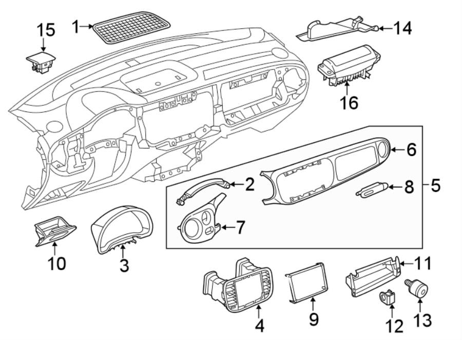 9INSTRUMENT PANEL COMPONENTS.https://images.simplepart.com/images/parts/motor/fullsize/9213385.png