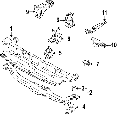 9ENGINE / TRANSAXLE. ENGINE MOUNTING.https://images.simplepart.com/images/parts/motor/fullsize/9215170.png