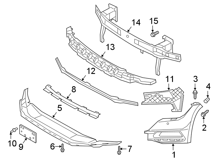 5FRONT BUMPER & GRILLE. BUMPER & COMPONENTS.https://images.simplepart.com/images/parts/motor/fullsize/9219005.png