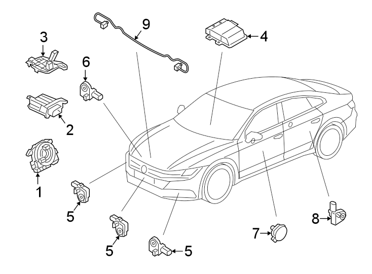 1RESTRAINT SYSTEMS. AIR BAG COMPONENTS.https://images.simplepart.com/images/parts/motor/fullsize/9219385.png