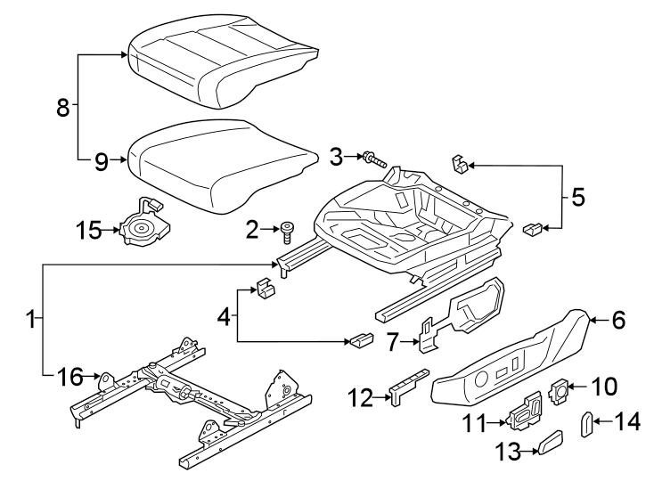 16Seats & tracks. Driver seat components.https://images.simplepart.com/images/parts/motor/fullsize/9219405.png