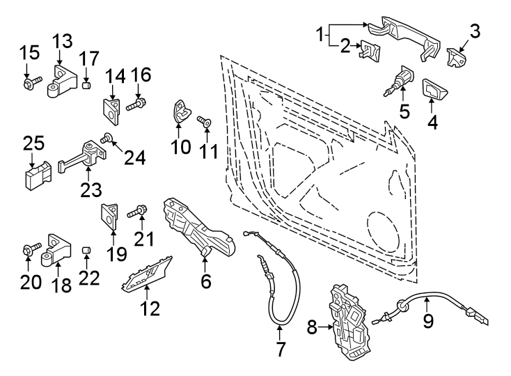 13FRONT DOOR. LOCK & HARDWARE.https://images.simplepart.com/images/parts/motor/fullsize/9219515.png