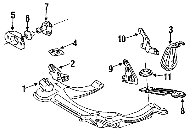 1ENGINE / TRANSAXLE. ENGINE MOUNTING.https://images.simplepart.com/images/parts/motor/fullsize/9220095.png