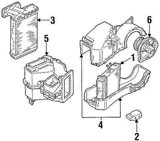 2AIR CONDITIONER & HEATER. EVAPORATOR & HEATER COMPONENTS.https://images.simplepart.com/images/parts/motor/fullsize/9225558.png