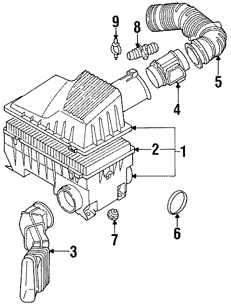 ENGINE / TRANSAXLE. AIR INTAKE.