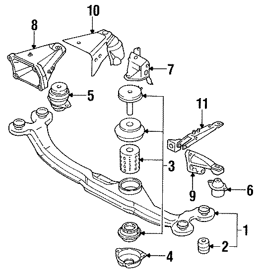 6ENGINE / TRANSAXLE. ENGINE MOUNTING.https://images.simplepart.com/images/parts/motor/fullsize/9225615.png