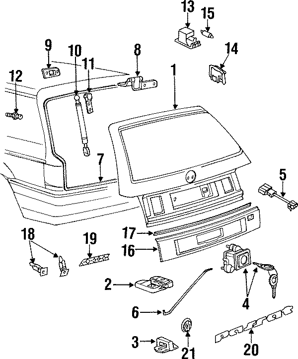 13LIFT GATE. EXTERIOR TRIM. GATE & HARDWARE.https://images.simplepart.com/images/parts/motor/fullsize/9225870.png