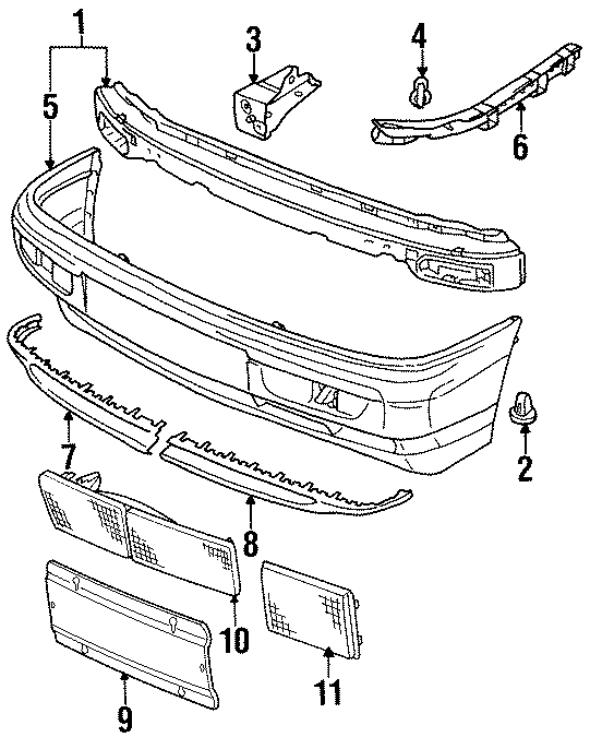 9FRONT BUMPER. BUMPER & COMPONENTS.https://images.simplepart.com/images/parts/motor/fullsize/9225990.png