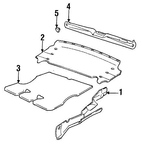 Full size assembly image of REAR BODY & FLOOR. INTERIOR TRIM. (1/1)