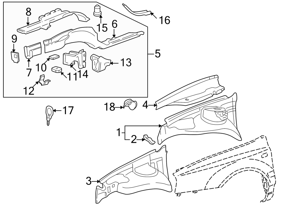 1FENDER. STRUCTURAL COMPONENTS & RAILS.https://images.simplepart.com/images/parts/motor/fullsize/9231160.png