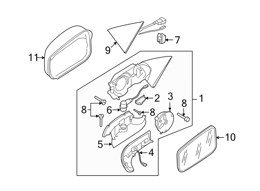 5FRONT DOOR. OUTSIDE MIRRORS.https://images.simplepart.com/images/parts/motor/fullsize/9235585.png