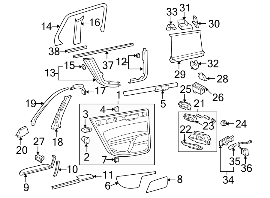 34REAR DOOR. INTERIOR TRIM.https://images.simplepart.com/images/parts/motor/fullsize/9235625.png