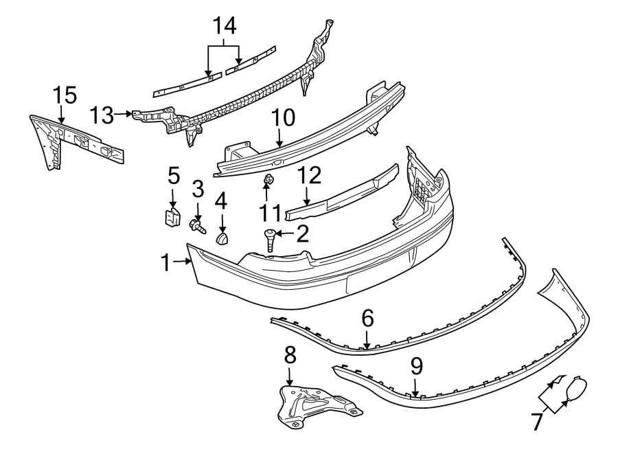 15REAR BUMPER. BUMPER & COMPONENTS.https://images.simplepart.com/images/parts/motor/fullsize/9235745.png