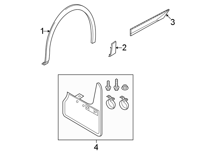 3Fender. Exterior trim.https://images.simplepart.com/images/parts/motor/fullsize/9237100.png