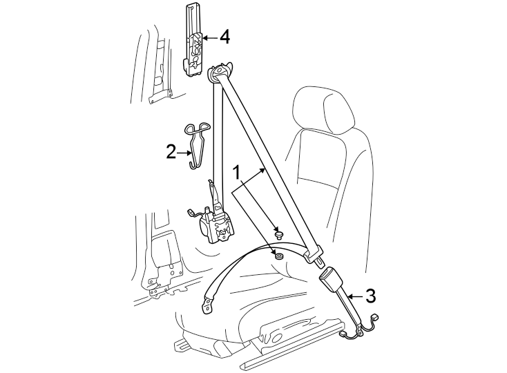 3Restraint systems. Front seat belts.https://images.simplepart.com/images/parts/motor/fullsize/9237340.png