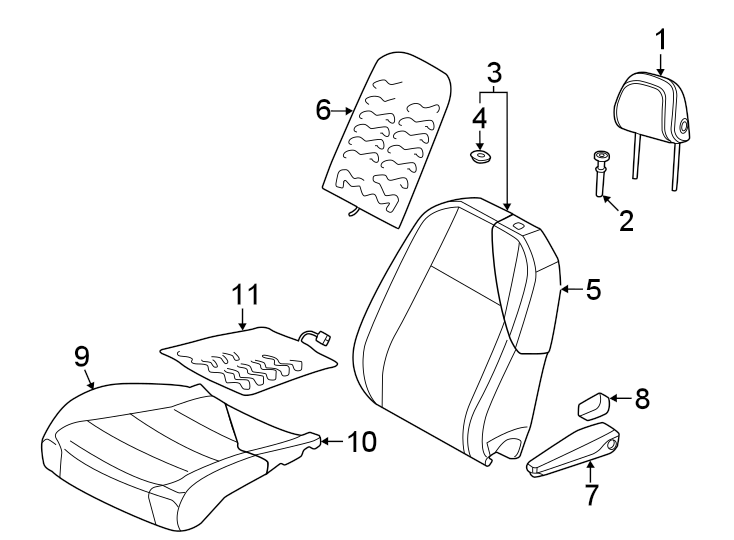 10Seats & tracks. Passenger seat components.https://images.simplepart.com/images/parts/motor/fullsize/9237350.png