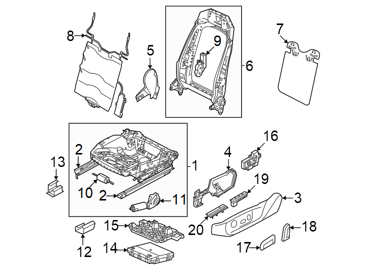 1312 way adjustment. Frames & trim. Inner. Outer.https://images.simplepart.com/images/parts/motor/fullsize/9237362.png