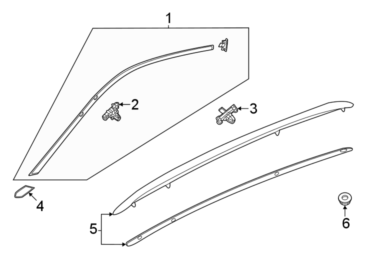 Roof. Exterior trim.