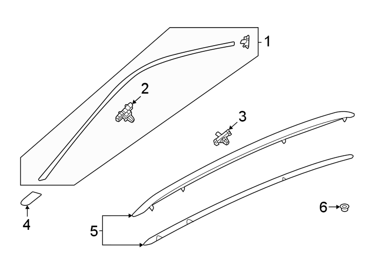 5Roof. Exterior trim.https://images.simplepart.com/images/parts/motor/fullsize/9237405.png