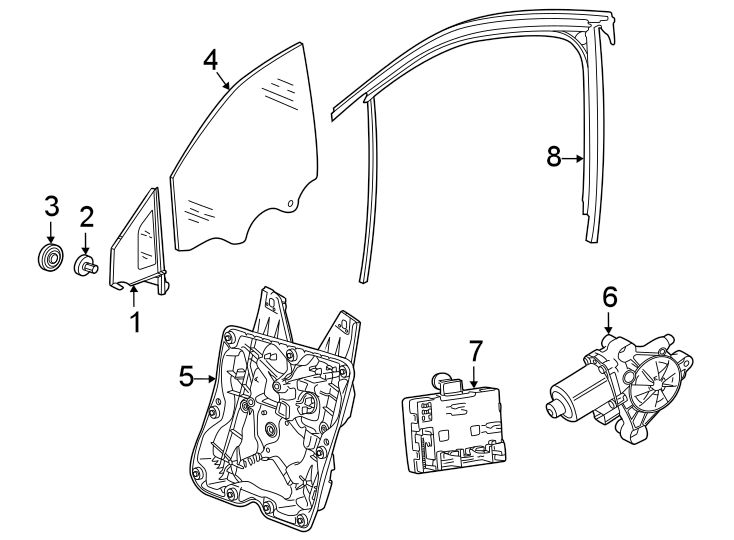 6Front door. Glass & hardware.https://images.simplepart.com/images/parts/motor/fullsize/9237470.png