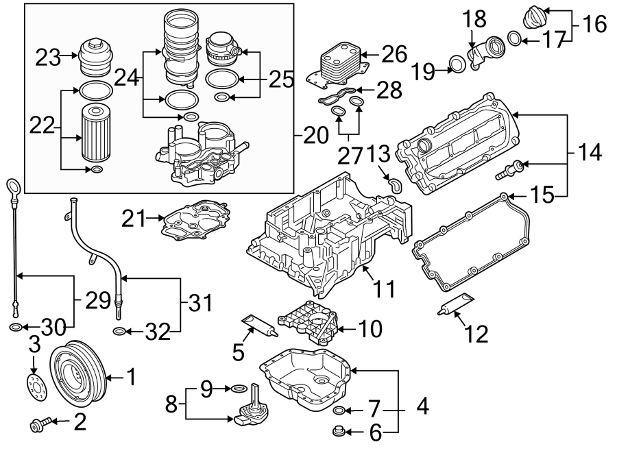 ENGINE / TRANSAXLE. ENGINE PARTS.