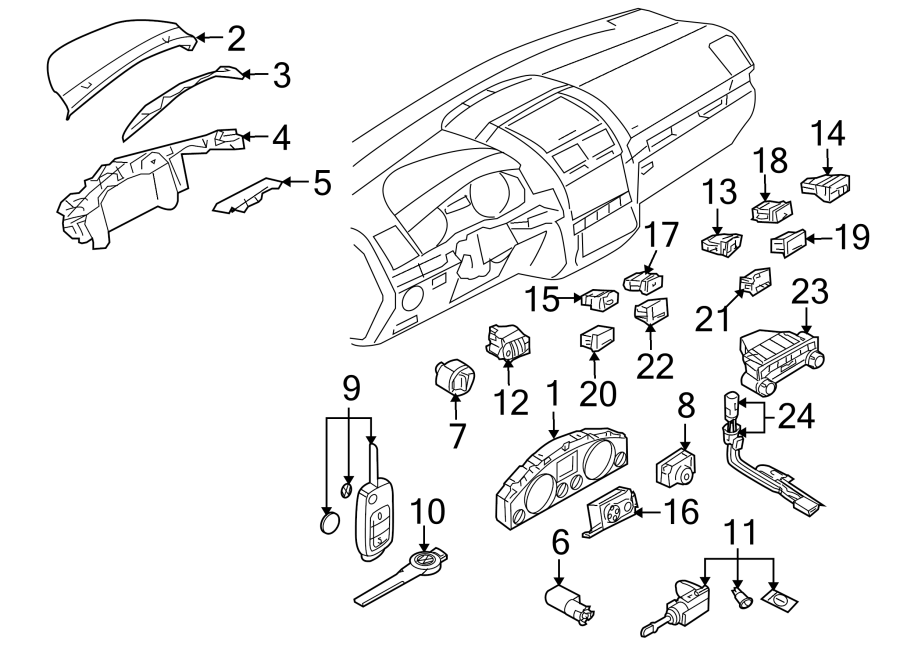 10INSTRUMENT PANEL. CLUSTER & SWITCHES.https://images.simplepart.com/images/parts/motor/fullsize/9240460.png