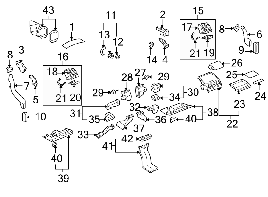 43Instrument panel. Ducts.https://images.simplepart.com/images/parts/motor/fullsize/9240465.png