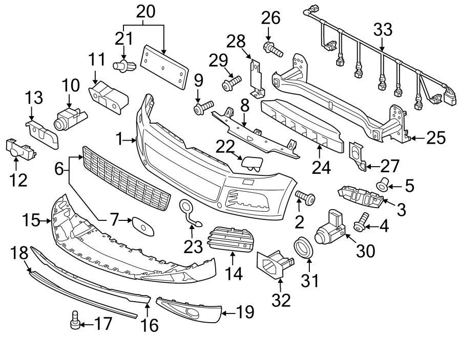 10Front bumper. Bumper & components.https://images.simplepart.com/images/parts/motor/fullsize/9241005.png