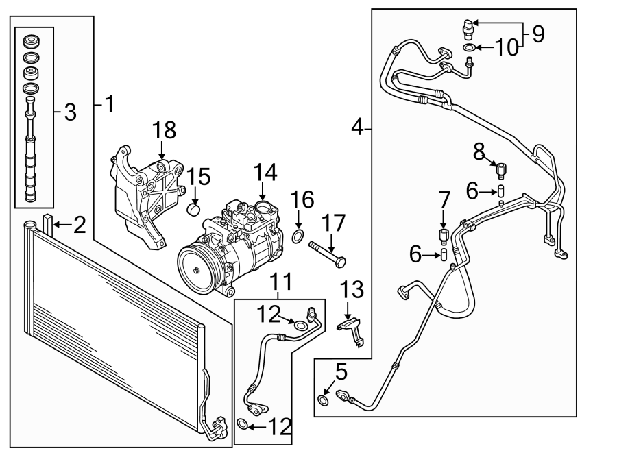 18AIR CONDITIONER & HEATER. COMPRESSOR & LINES. CONDENSER.https://images.simplepart.com/images/parts/motor/fullsize/9241100.png