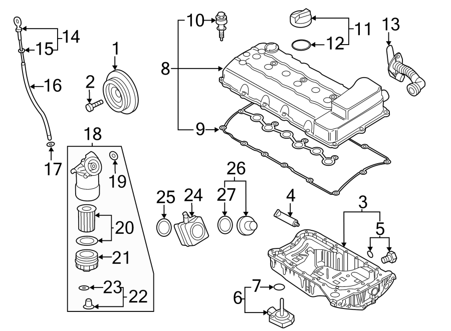 24ENGINE / TRANSAXLE. ENGINE PARTS.https://images.simplepart.com/images/parts/motor/fullsize/9241275.png