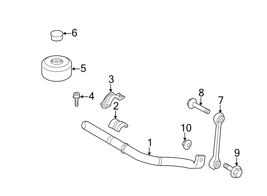 9FRONT SUSPENSION. STABILIZER BAR & COMPONENTS.https://images.simplepart.com/images/parts/motor/fullsize/9241341.png