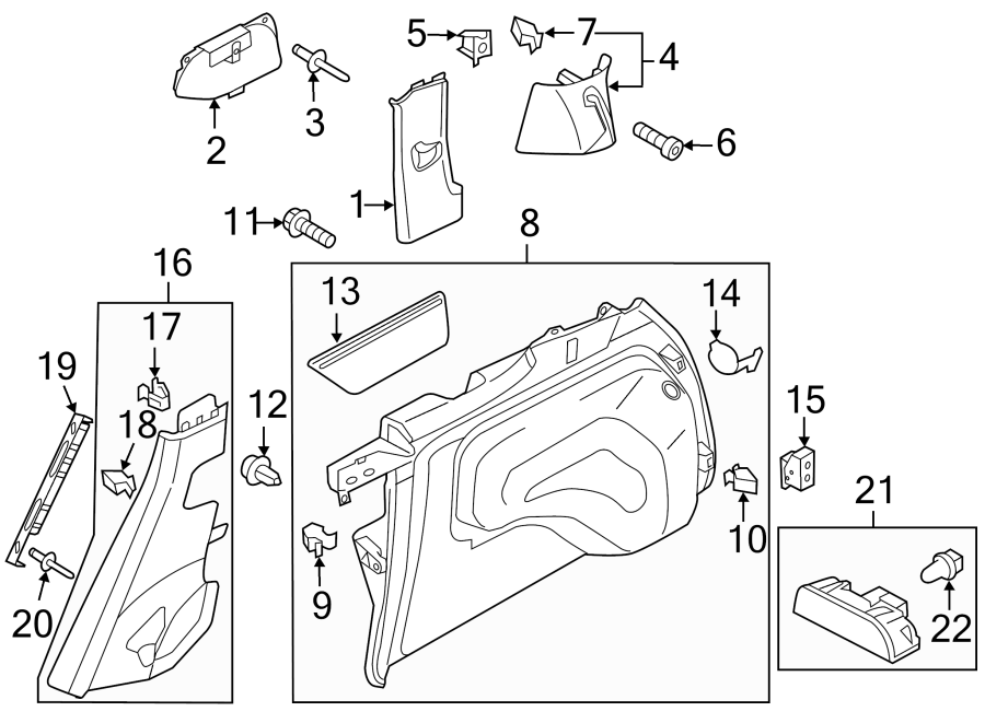 22Quarter panel. Interior trim.https://images.simplepart.com/images/parts/motor/fullsize/9241680.png