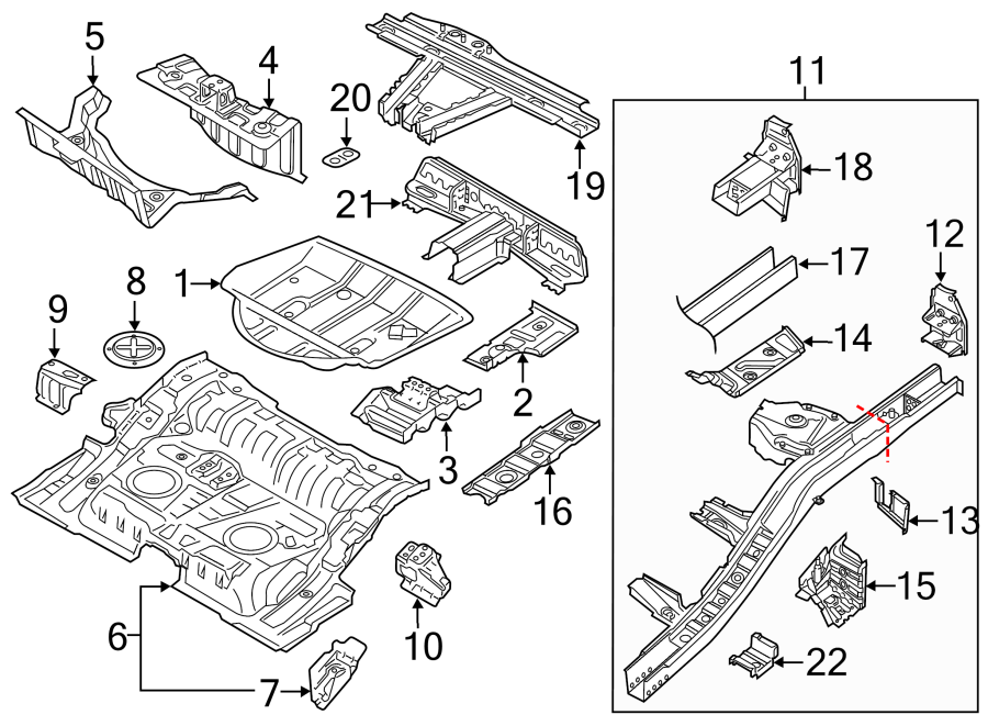 11REAR BODY & FLOOR. FLOOR & RAILS.https://images.simplepart.com/images/parts/motor/fullsize/9241755.png