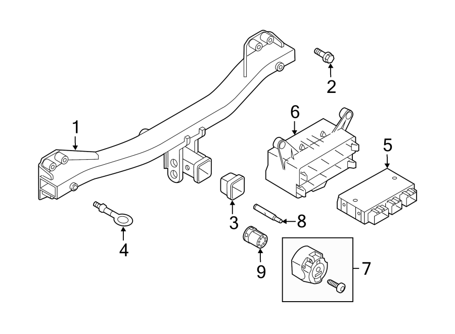 3REAR BUMPER. TRAILER HITCH COMPONENTS.https://images.simplepart.com/images/parts/motor/fullsize/9241835.png