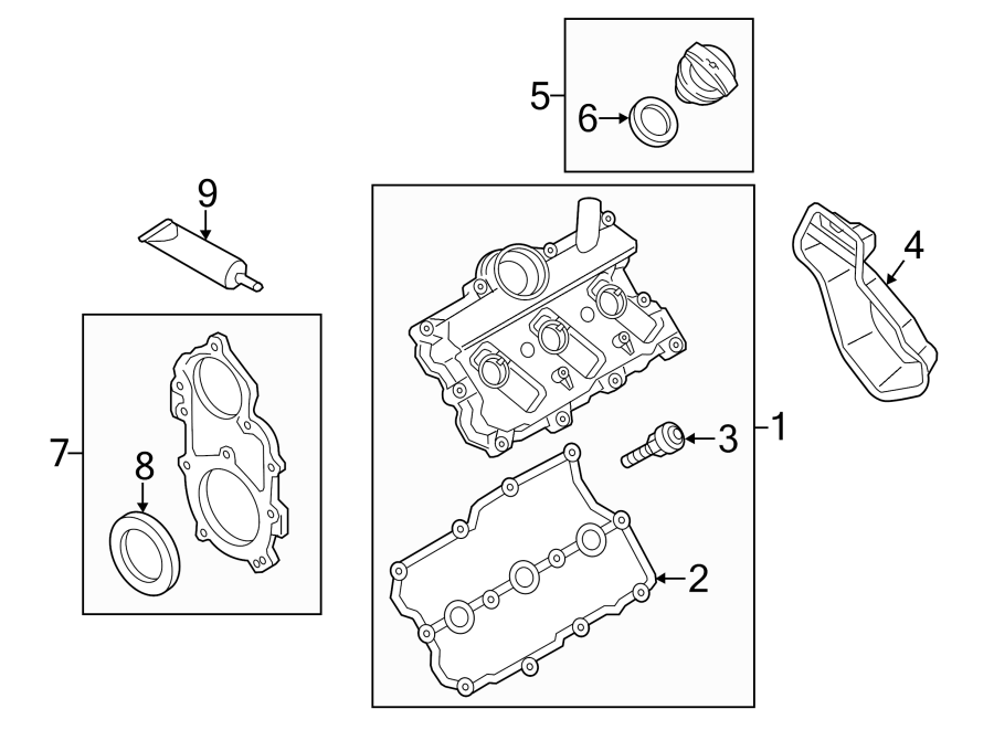 1ENGINE / TRANSAXLE. VALVE & TIMING COVERS.https://images.simplepart.com/images/parts/motor/fullsize/9242246.png