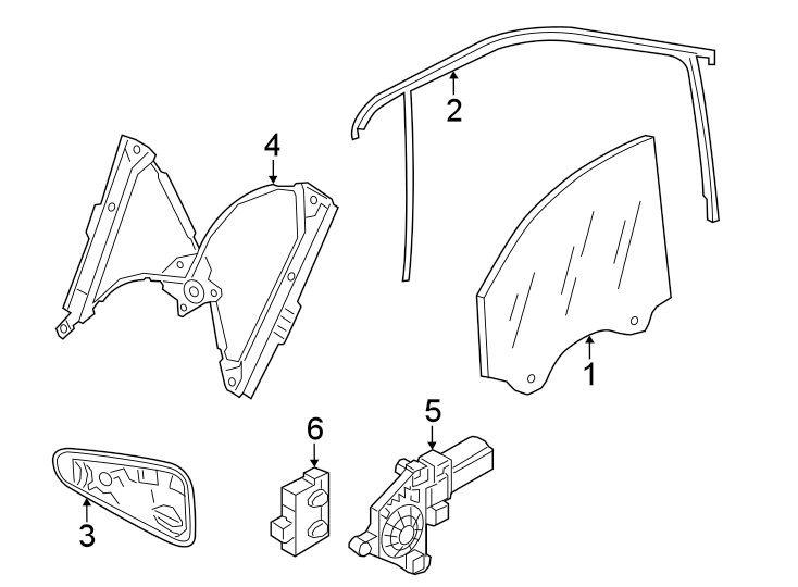 6Front door. Glass & hardware.https://images.simplepart.com/images/parts/motor/fullsize/9244610.png