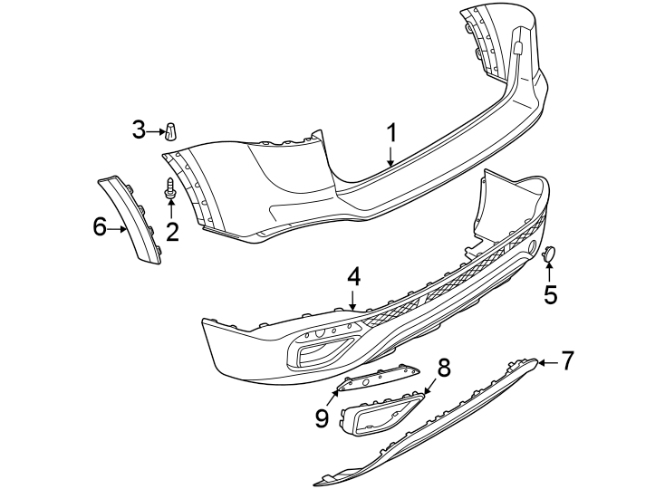 8Rear bumper. Bumper & components.https://images.simplepart.com/images/parts/motor/fullsize/9244850.png