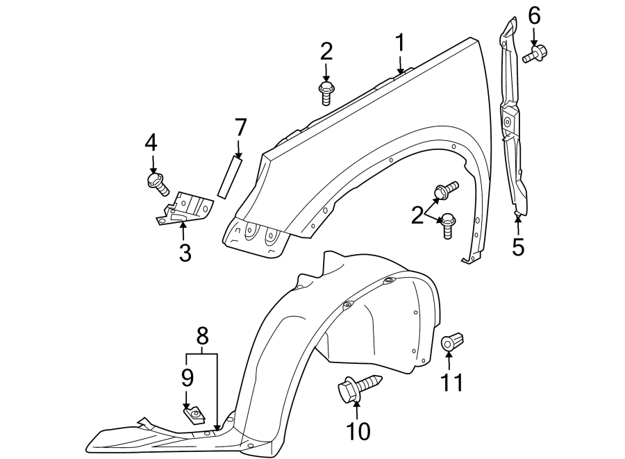 6FENDER & COMPONENTS.https://images.simplepart.com/images/parts/motor/fullsize/9245120.png