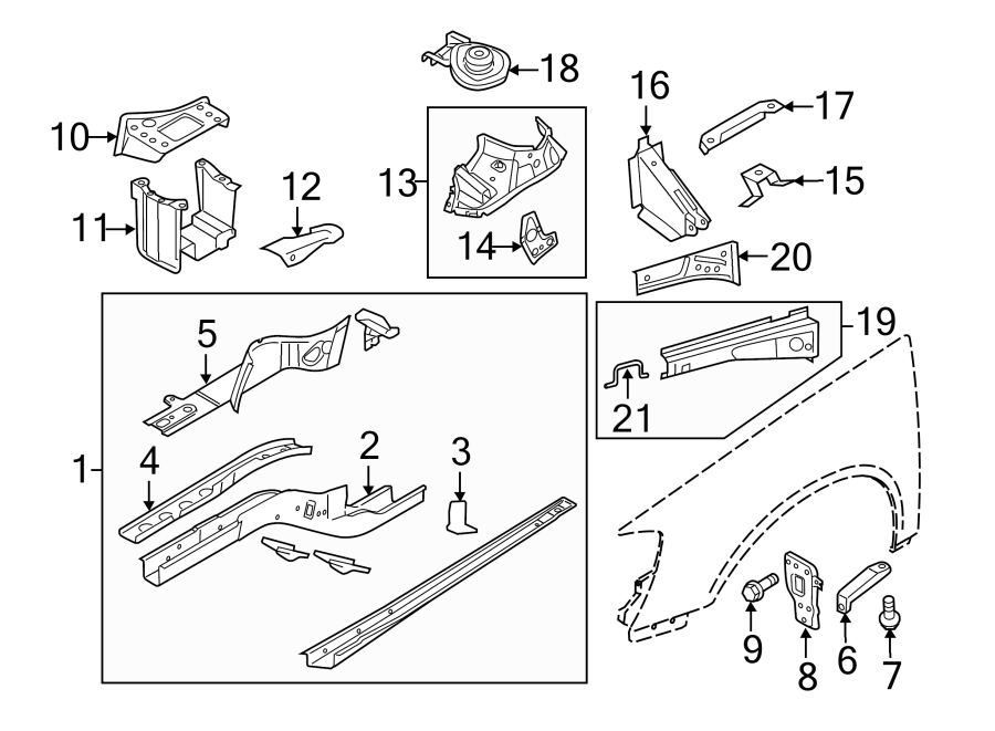 19FENDER. STRUCTURAL COMPONENTS & RAILS.https://images.simplepart.com/images/parts/motor/fullsize/9245130.png