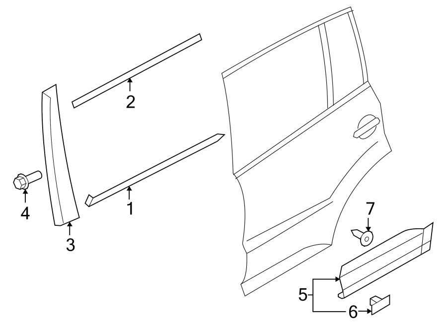 7REAR DOOR. EXTERIOR TRIM.https://images.simplepart.com/images/parts/motor/fullsize/9245540.png