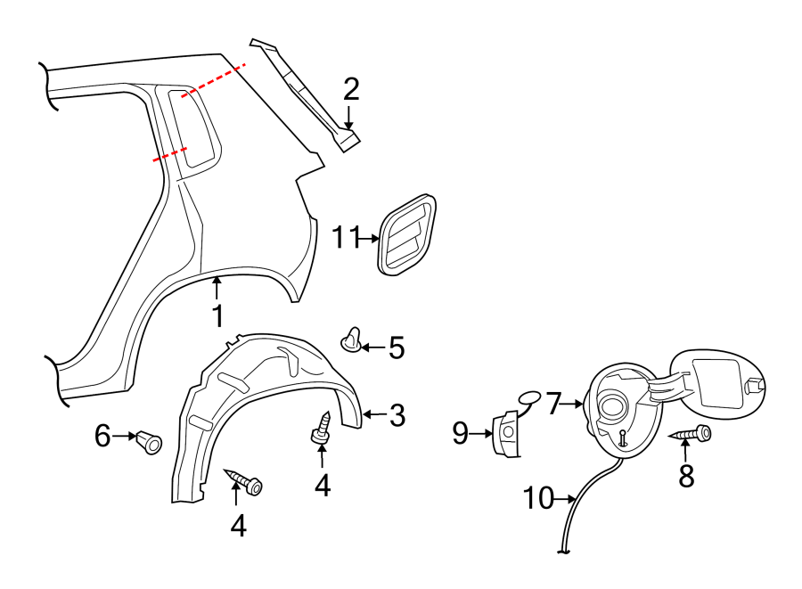 11QUARTER PANEL & COMPONENTS.https://images.simplepart.com/images/parts/motor/fullsize/9245560.png