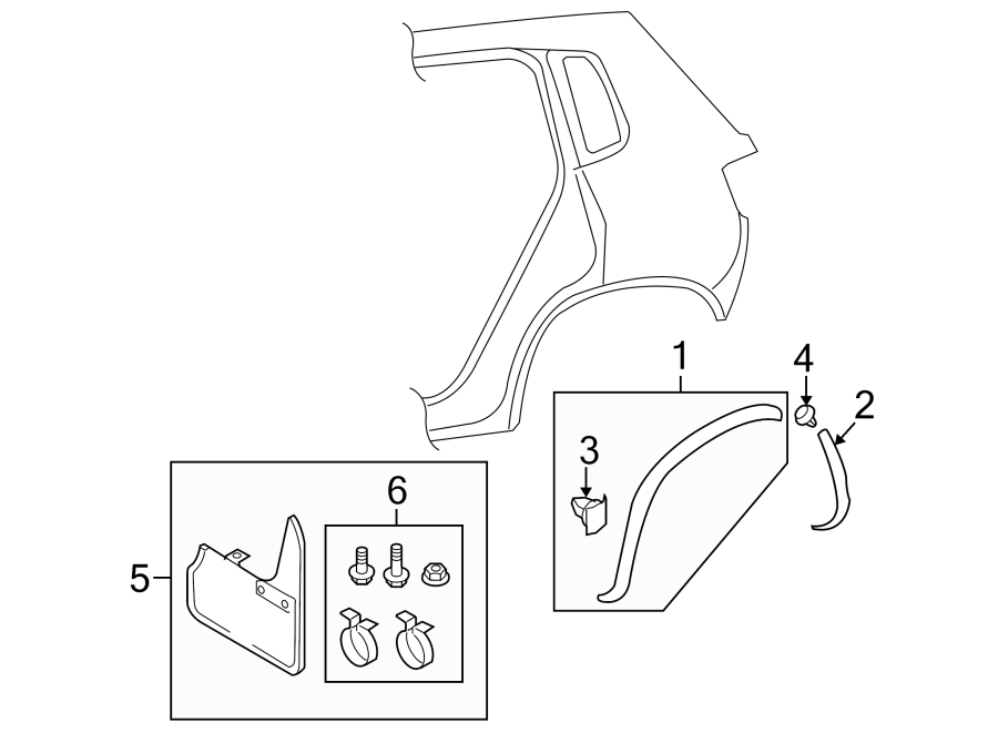 4QUARTER PANEL. EXTERIOR TRIM.https://images.simplepart.com/images/parts/motor/fullsize/9245567.png