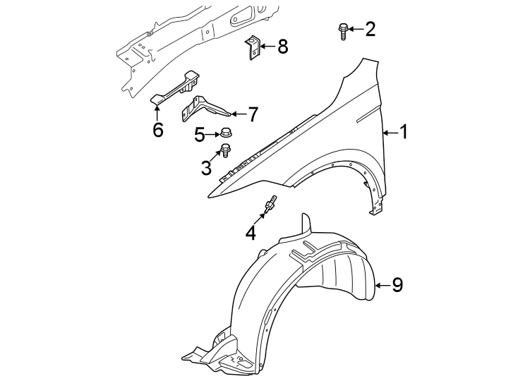 Fender & components.https://images.simplepart.com/images/parts/motor/fullsize/9247123.png