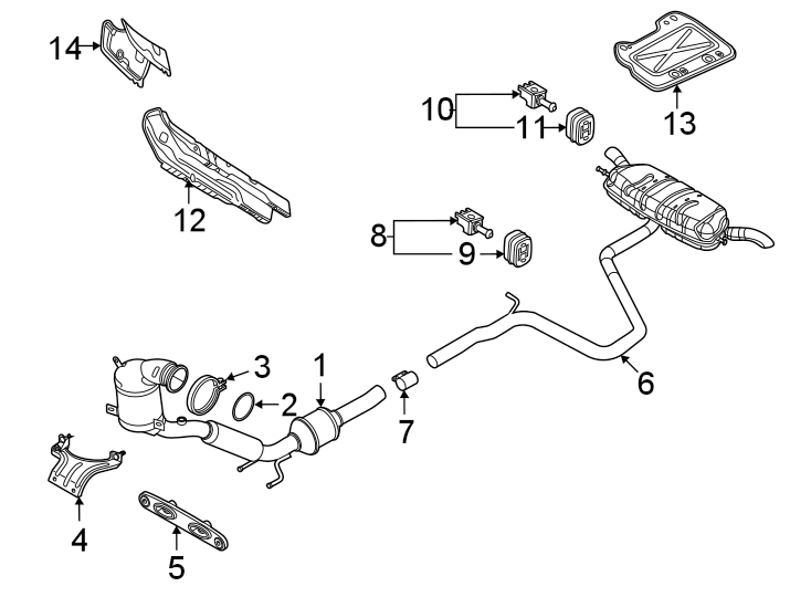 13Exhaust system. Exhaust components.https://images.simplepart.com/images/parts/motor/fullsize/9247246.png